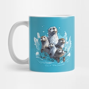 Otters family Mug